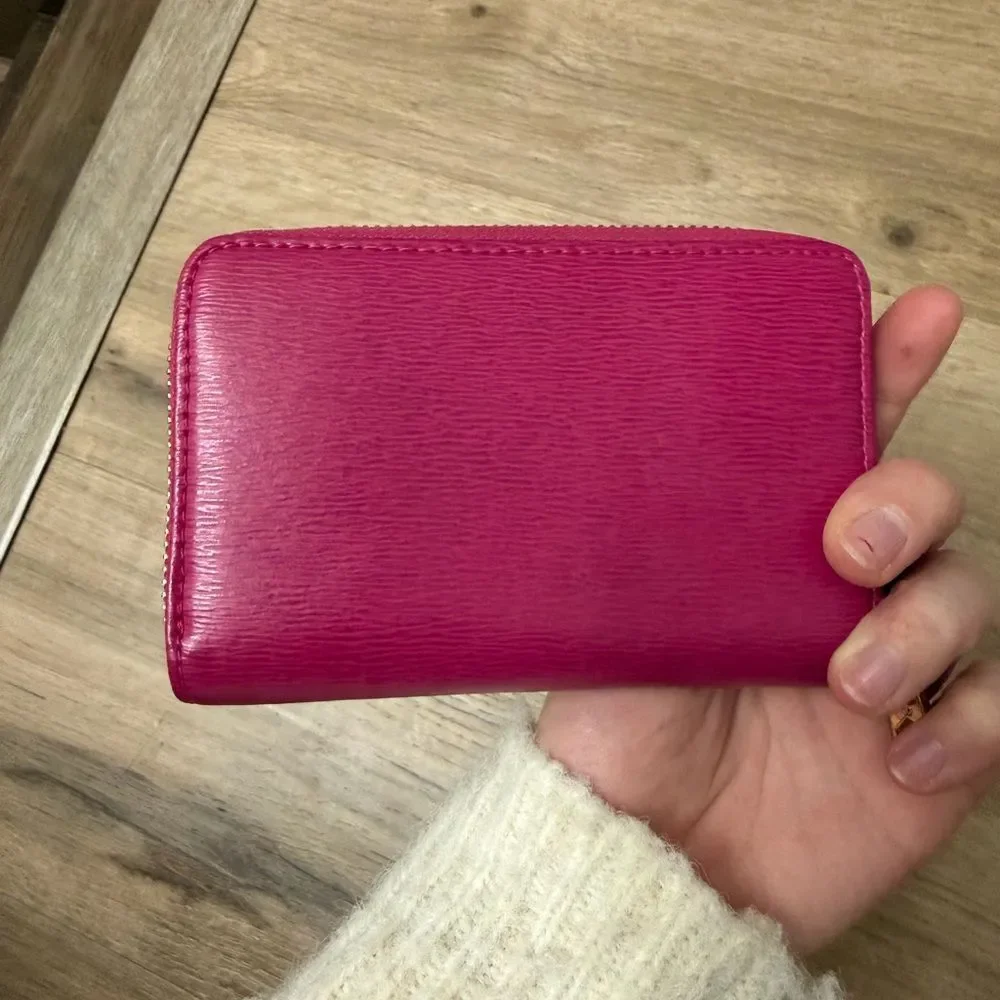 Lauren Ralph Lauren Pink Zip Up Women's Wallet